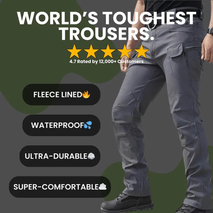 Mavrix - Fleece Lined Waterproof Utility Trousers (BUY 1 GET 1 FREE)