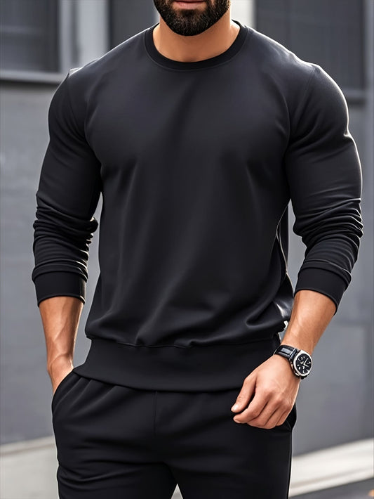 Alfredo Set - Long Sleeve Crew Neck Top & Pants