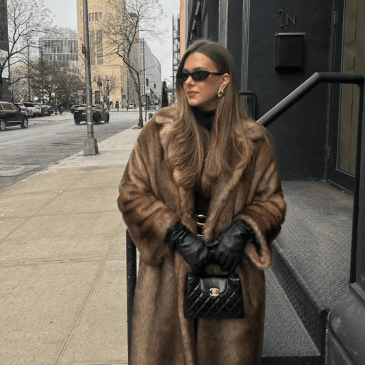 Lucy | Luxurious Long Faux Fur Coat